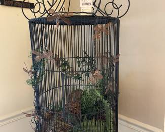 Wrought Iron Bird Cage