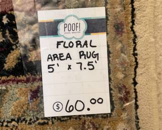 Floral Area Rug
