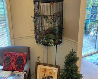 Wrought Iron Bird Cage
