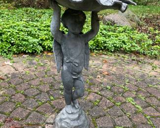 Cement Bird Bath