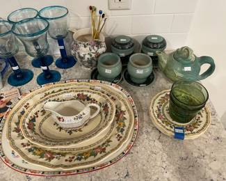 Plate Sets, Pottery Tea Set