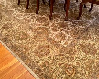 Area Rug (brown, beige, sage)