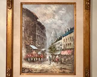 Oil on Canvas, Signed Burnett