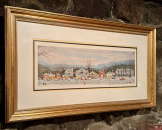 "Home for Christmas" Framed Norman Rockwell Print