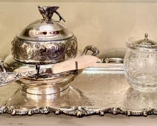 Silverplate Serving Tray
