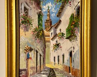 Oil on Canvas, Signed Tesse