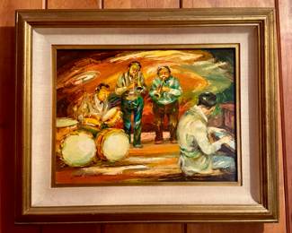 "Dixie Four" Oil on Canvas, Signed Joan Osborne