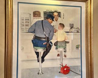 "The Runaway" Framed Norman Rockwell Print