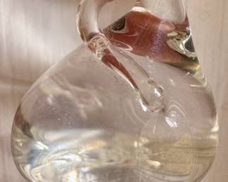 Minitaure Art Glass Kiss