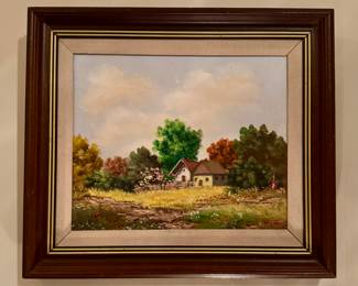 Oil on Canvas, Signed Jean Leopola