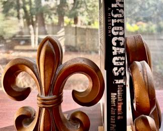 Fleur de Lis Bookends