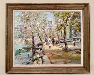 Oil on Canvas, Signed L. Corti