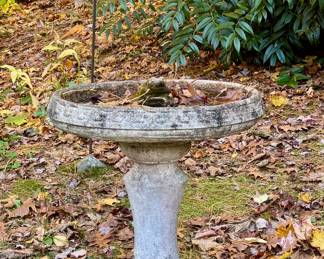 Cement Bird Bath