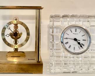 Bucherer & Waterford Clocks