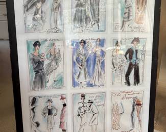 Framed Chanel Poster