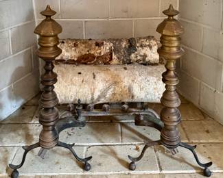 Brass Andirons