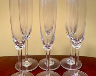 Simon Pearce Champagne Glasses