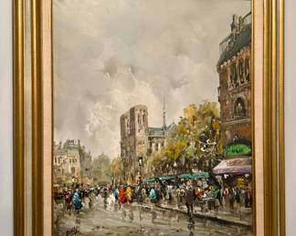 Oil on Canvas, Signed DeVity