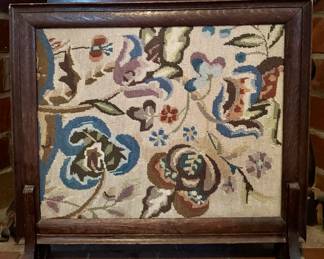 Needlepoint Fire Screen