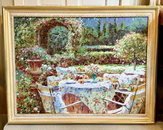 "The Garden" Oil on Canvas