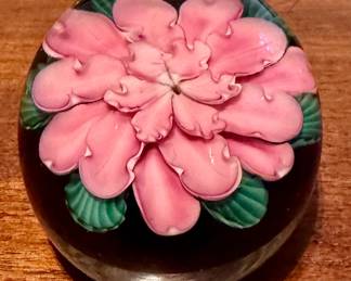 Daniel Salazar Art Glass Paperweight