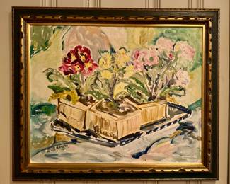 Oil on Canvas, Signed