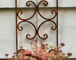 Wrought Iron Wall Planter
