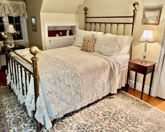 Vintage Brass Queen Bed