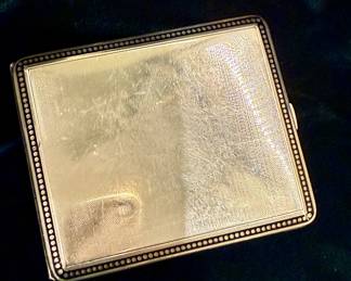 French sterling cigarette case