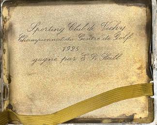 Interior of cigarette case
