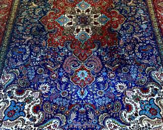 Exquisite Persian Kashmar rug 9x12 circa 1900 in brilliant condition