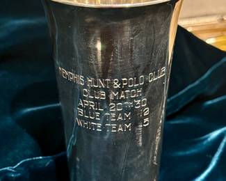 Hunt & Polo Club vintage sterling trophy cup