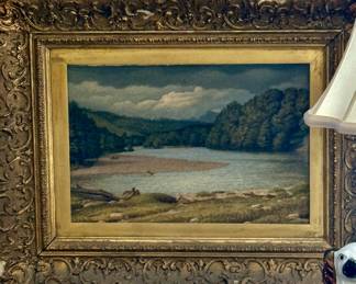 English oil on boards circa 1860
