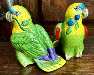 LYNN CHASE parrot salt and pepper