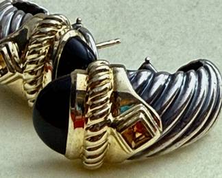 Large David Yurman earrings