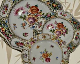 MASSIVE set of Empress Dresden Flowers
by SCHUMANN - BAVARIA