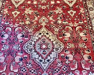 Antique Persian runner in fabulous colors!