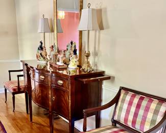 HENREDON English sideboard with butler’s pulls