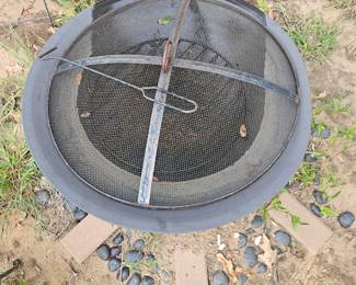 Metal fire pit.
1 year old
