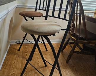2 sued barstools
40" x17"