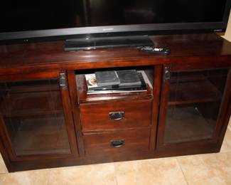 TV cabinet base (70" Sharp on top)