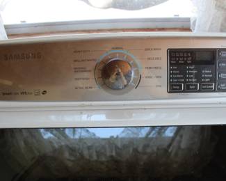 Samsung washer, large stainless tub w/o agitator
