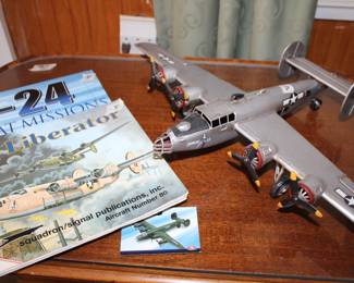 The gentleman was a waist gunner on a B-24 in WWII