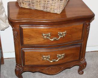 pair Bassett nightstands