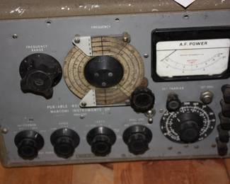 Vintage portable receiver Marconi instrument
