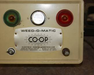 WEED -O -MATIC  CO-OP electric fence controller