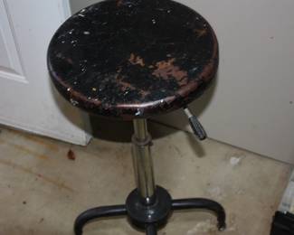 Metal shop stool