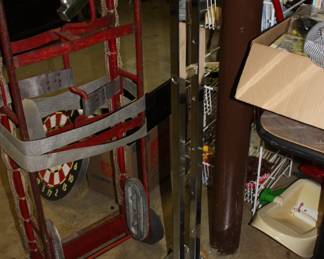 Chrome garment display rack