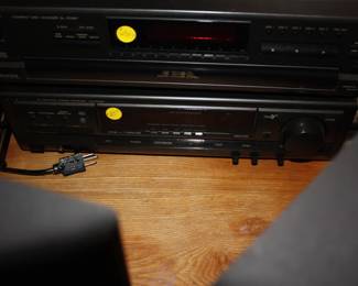 Technics 5 disc CD changer & stereo reciver