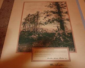 Signed Artist Proofs:  Blue Ridge  signed Thanksgiving Day  84
